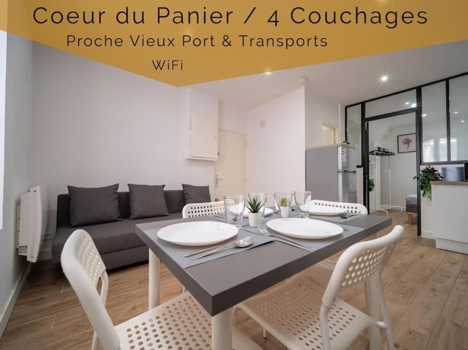 Appartement Tout Equipe Au Coeur Du Panier Vieux Port Marsilya Dış mekan fotoğraf